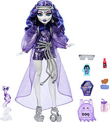 Лялька Монстер Хай Спектра Вандергейст з вихованцем Monster High Spectra Vondergeist with Pet HXH77