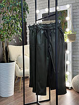Шикарні жіночі штани, тканина "Еко-Шкіра" 46, 48, 50, 52, 54, 56 розмір 46, фото 2