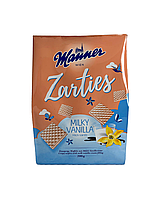 Вафлі Manner Zarties з начинкою молочна ваніль 200 г 5 шт./яск. (9000331627540)