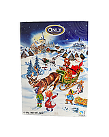 Шоколад молочний фігурний з Адвент-календарем Only, 50 г (9002859125232)