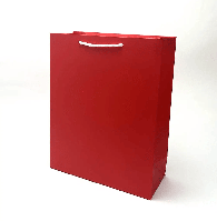 Подарунковий пакет червоний (24х20х9см) 1шт.