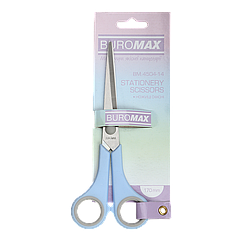 Ножиці, 170 мм, круглі ручки, з гумовими вставками  BM.4504