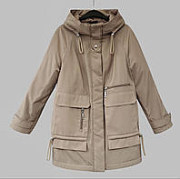 Жіноча демісезонна куртка, парка, батал, фабрична якість, 62р., див. заміри в описі