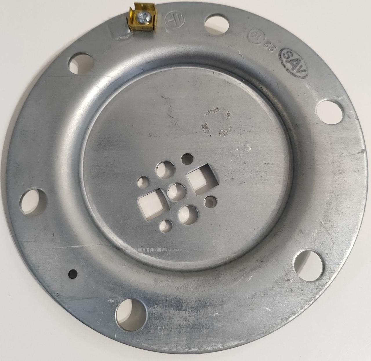 Фланець Ø 157 мм на 6 отворів під мідний тен, фото 1