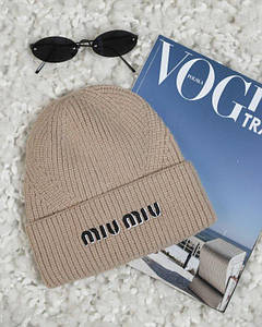 Жіноча шапка Míu Míu beg ВТ0563