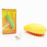 Парова щітка від шерсті для котів, з USB, AD-2220, Жовтий / Щітка для тварин / Парова гребінець для котів, фото 10