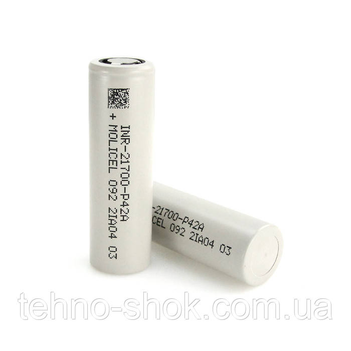 Акумулятор 21700 Molicel INR21700-P42A 4200mAh 45A Li-ion