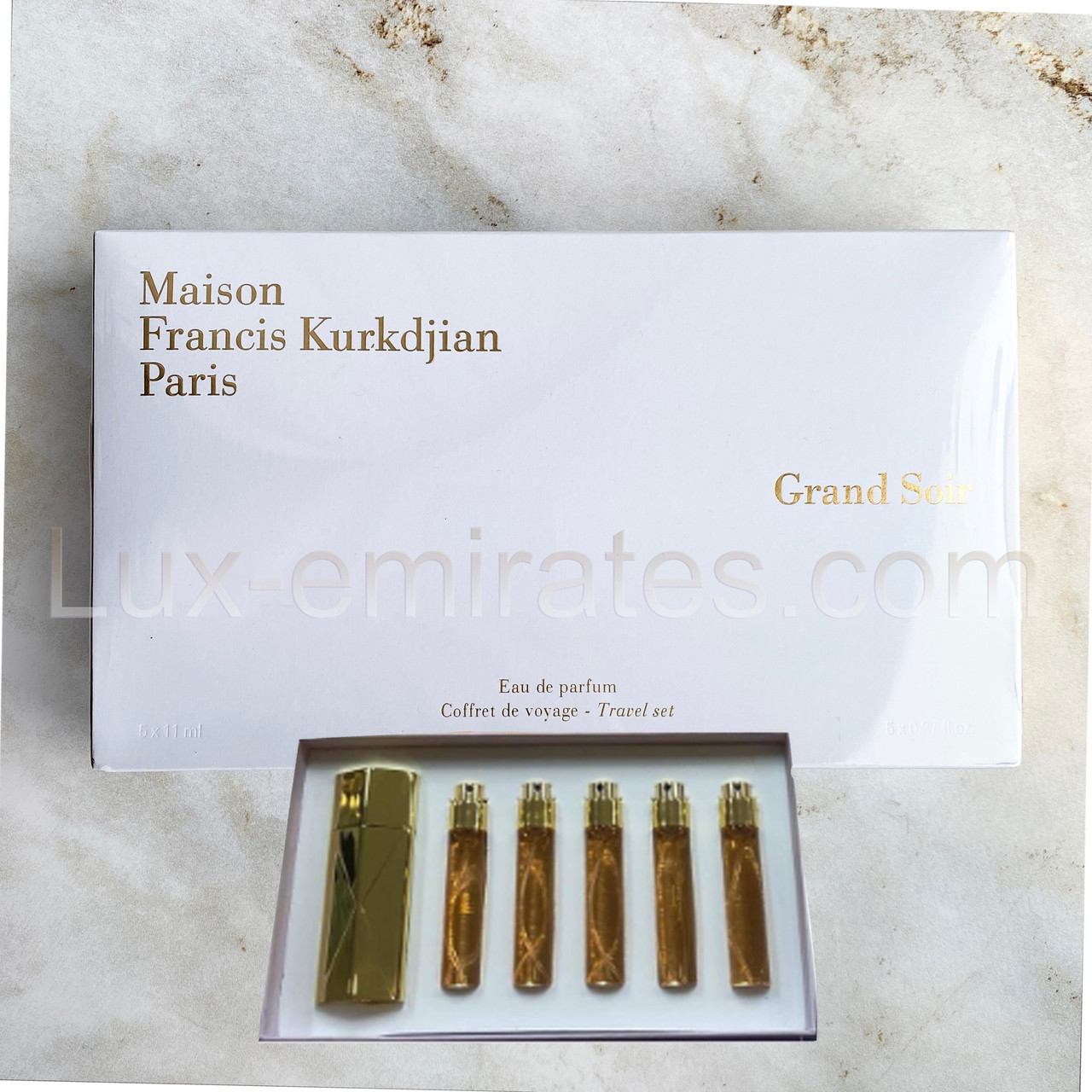 Travel набор Maison Francis Kurkdjian Grand Soir 5x11 ml. Мейсон Франсіс Куркджан Гранд Суар 5x11 мл.