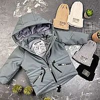 Парка Spring демісезонна дитяча IceGray