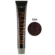 Професійна крем-фарба для волосся Hipertin Platinum 5.54 світлий шатен червоно-мідний 60 мл