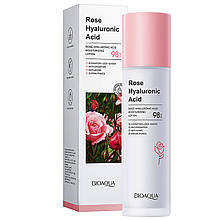 Зволожуючий тонер для обличчя Bioaqua Rose Hyaluronic Acid Moisturizing Toner з екстрактом троянди 100 мл