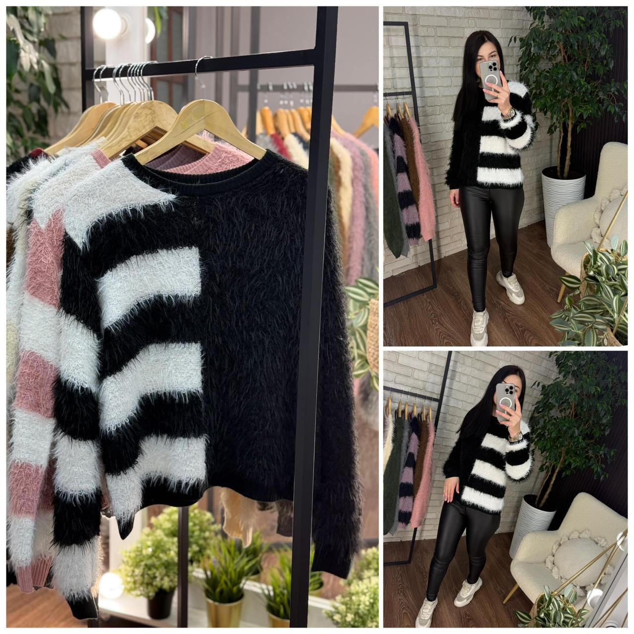 Теплий жіночий светр, тканина "В'язка" 44, 46, 48, 50, 52 розмір 44