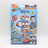 Дитяча гоночна траса-парковка, 62 деталі / Дитячий іграшковий паркінг / Іграшковий трек, фото 10