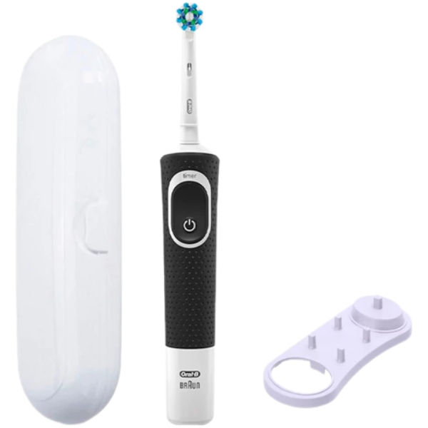 Електрична зубна щітка Oral-B Vitality D100.413.1 Cross Action Black (1 нас.) (Подставка, футляр)