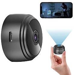 Бездротова WiFi міні-камера відеоспостереження, FullHD, A9 / Портативна ip камера відеоспостереження