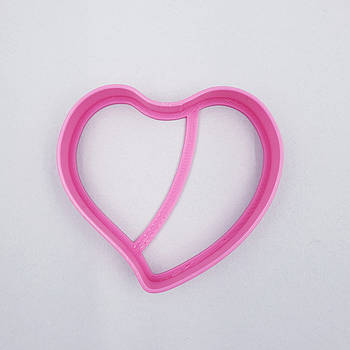 Вирубка пластикова Серце 6.5 см