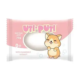 Мило дитяче Уті-Путі з екстрактом ромашки флоупак ЩЕНЯ 75 г