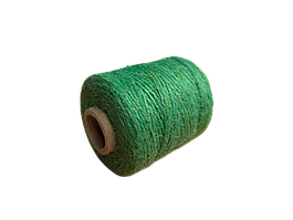 Екологічний зелений джутовий шпагат, 150 грам — ідеальний вибір для творчості та господарства