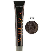 Професійна крем-фарба для волосся Hipertin Platinum 5.73 світлий шатен пісочно-золотистий 60 мл