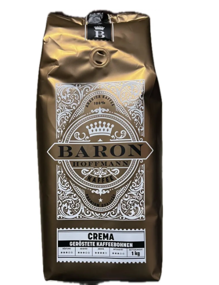 Кава Baron Hoffman Crema 100% Arabica в зернах 1 кг