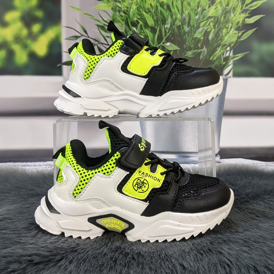 Кросівки дитячі для дівчинки або хлопчика С.Луч чорні текстильні з сіткою 5648