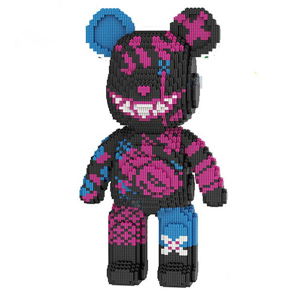 Конструктор Magic Blocks у вигляді ведмедика Bearbrick Jinx, 3D конструктор 40,5 см