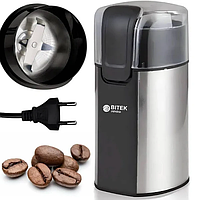 Кавомолка електрична BITEK BT-6813 на 280 Вт Кавомолка для кави та спецій