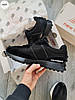 Чоловічі кросівки New Balance 327 total black Нью Баланс чорні спортивні демісезонні весняні замшеві нейлонові, фото 6