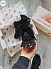Чоловічі кросівки New Balance 327 total black Нью Баланс чорні спортивні демісезонні весняні замшеві нейлонові, фото 8