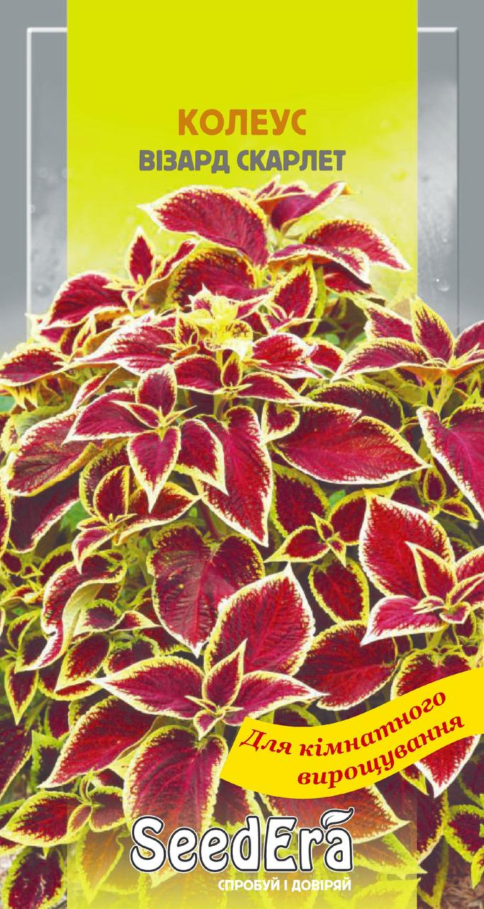 Насіння Колеуса Візард Скарлет 10шт ТМ SeedEra