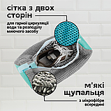 Мішок для прання взуття, чохол для прання взуття, сумка для прання взуття HechPro 39х19 см сірий (bag-1), фото 3