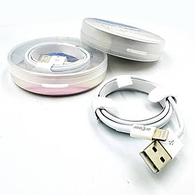 Кабель Globus Data Cable USB to Lightning (White) 120 Вт/6A/1м для передавання даних і швидкого заряджання