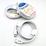 Кабель Type-C-Type-C Globus для швидкого заряджання 120 W 6 A Data Cable USB-C to USB-C кабель для передавання даних, фото 5