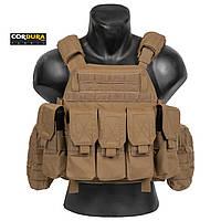 Плитоноска WAS Warrior DCS M4, Coyote Tan, Large, Плитоноска DOM