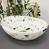 Умивальник (раковина) VBI PARMA NYZOZO GLOSSY накладний, фото 2