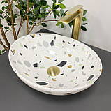 Умивальник (раковина) VBI PARMA NYZOZO GLOSSY накладний, фото 3