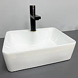 Умивальник (раковина) VBI FORLI S WHITE накладний, фото 3