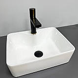 Умивальник (раковина) VBI FORLI S WHITE накладний, фото 4