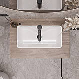 Умивальник (раковина) VBI FORLI M WHITE накладний, фото 4