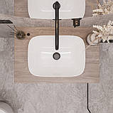 Умивальник (раковина) VBI RAVENNA WHITE накладний, фото 4