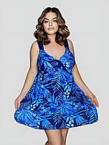 Купальник танкіні з шортами Fuba 25045-1 синій-блакитний 60 62 64 66 68 розмір, фото 2