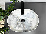 Умивальник (раковина) VBI VERONA 50 GRANIT MATT накладний, фото 4