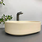 Умивальник (раковина) VBI VERONA 50 BEIGE MATT накладний, фото 5