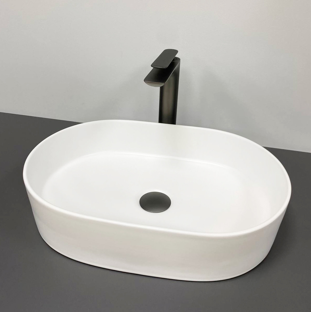 Умивальник (раковина) VBI VERONA 50 WHITE MATT накладний, фото 1