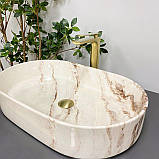 Умивальник (раковина) VBI VERONA 60 ONYX GLOSSY накладний, фото 3