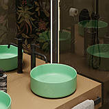 Умивальник (раковина) VBI PRATO MINT MATT накладний, фото 3