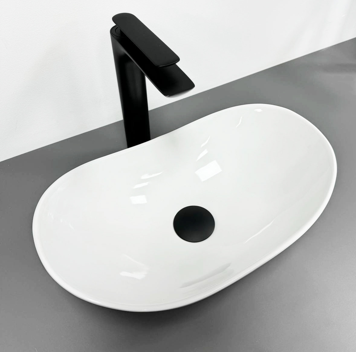 Умивальник (раковина) VBI TURIN S WHITE накладний, фото 1