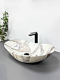 Умивальник (раковина) VBI TURIN THUNDER MATT накладний, фото 4