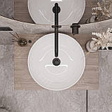 Умивальник (раковина) VBI BARI WHITE накладний, фото 2