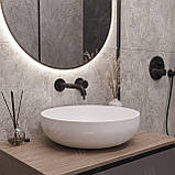 Умивальник (раковина) VBI BARI WHITE накладний, фото 3